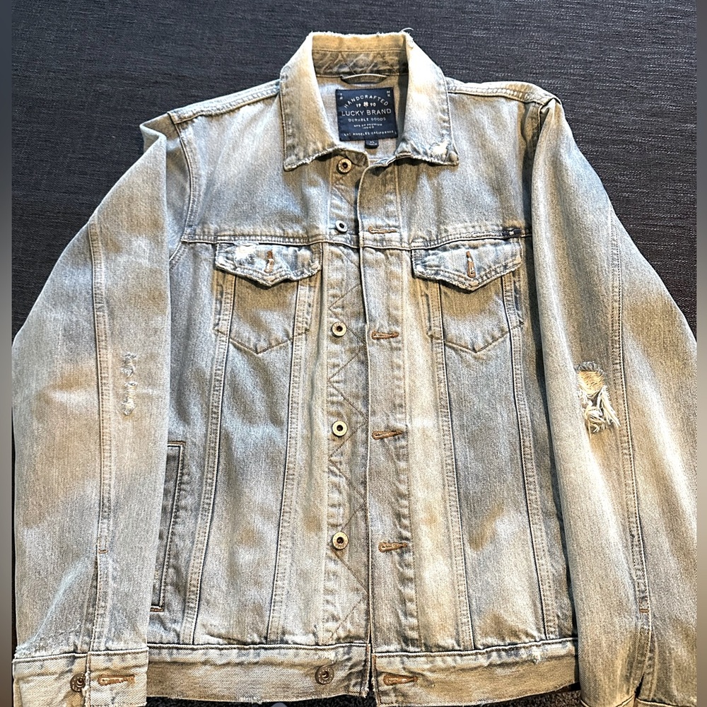 Lucky Brand XL denim jacket. Rarely worn.